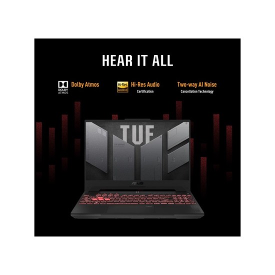 ASUS TUF A15 AMD Ryzen 7 15.6" 144Hz, 16GB, 512GB, RTX 4060 8GB GPU Gaming Laptop | FA507NV-LP023W