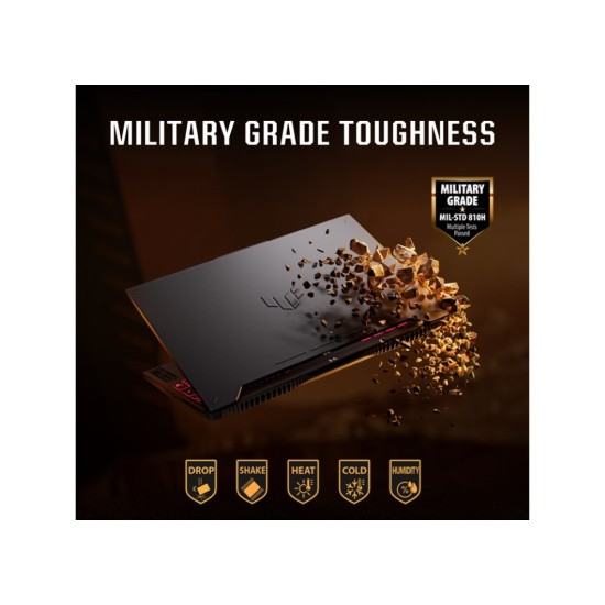 ASUS TUF A15 AMD Ryzen 7 15.6" 144Hz, 16GB, 512GB, RTX 4060 8GB GPU Gaming Laptop | FA507NV-LP023W