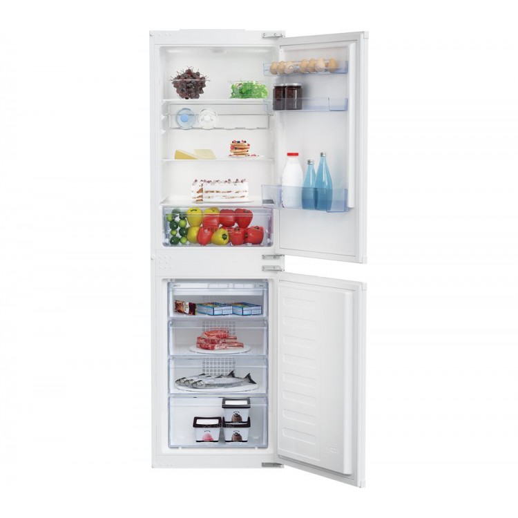 BEKO 50/50 Integrated Combi Frost Free Fridge Freezer BCFD350