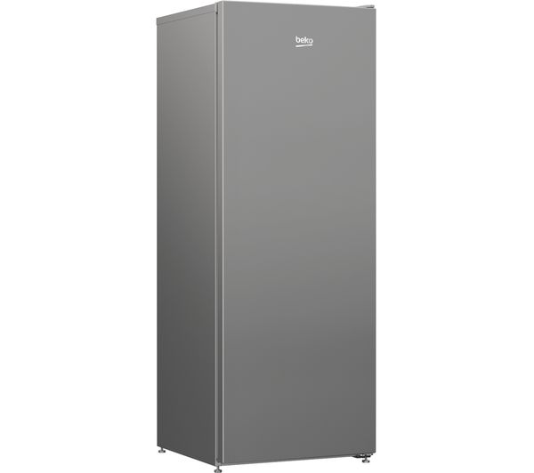 beko larder fridge silver