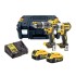 DeWalt DCK266P2 18V 2 x 5.0Ah XR Brushless Combi and Impact Kit