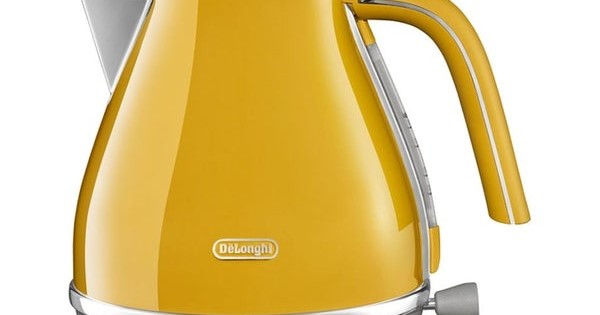 Orange and Yellow Cordless Jug Kettle Stock Image - Image of yellow,  cordless: 158115