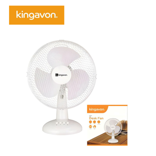 Kingavon 12" Oscillating Cooling Desk Fan | BB-FA101