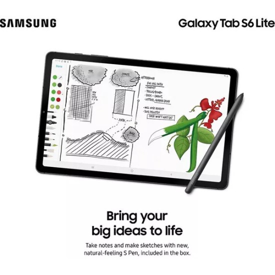 Samsung Galaxy Tab S6 Lite 10.4" 64GB Wi-Fi Grey Tablet | SM-P620NZAAEUB 